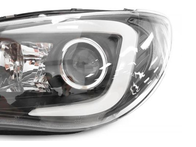 2006 - 2007 Subaru Impreza / Impreza WRX "C" LED Halogen Model Projector Headlight with Clear Corner Reflector (USR Special Edition)