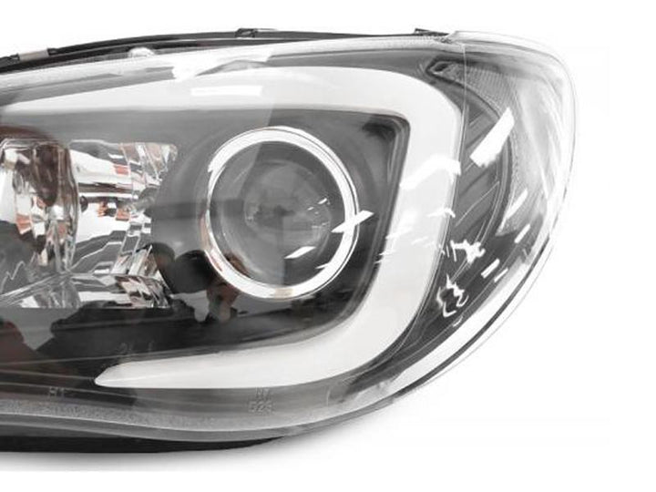 2006 - 2007 Subaru Impreza / Impreza WRX "C" LED Halogen Model Projector Headlight with Clear Corner Reflector (USR Special Edition)