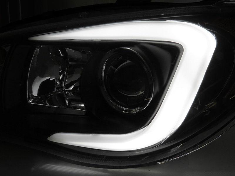 2006 - 2007 Subaru Impreza / Impreza WRX "C" LED Halogen Model Projector Headlight with Clear Corner Reflector (USR Special Edition)
