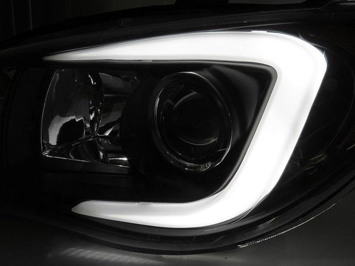 2006 - 2007 Subaru Impreza / Impreza WRX "C" LED Halogen Model Projector Headlight with Clear Corner Reflector (USR Special Edition)
