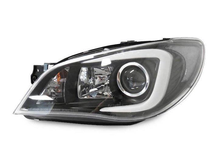 2006 - 2007 Subaru Impreza / Impreza WRX "C" LED Halogen Model Projector Headlight with Clear Corner Reflector (USR Special Edition)