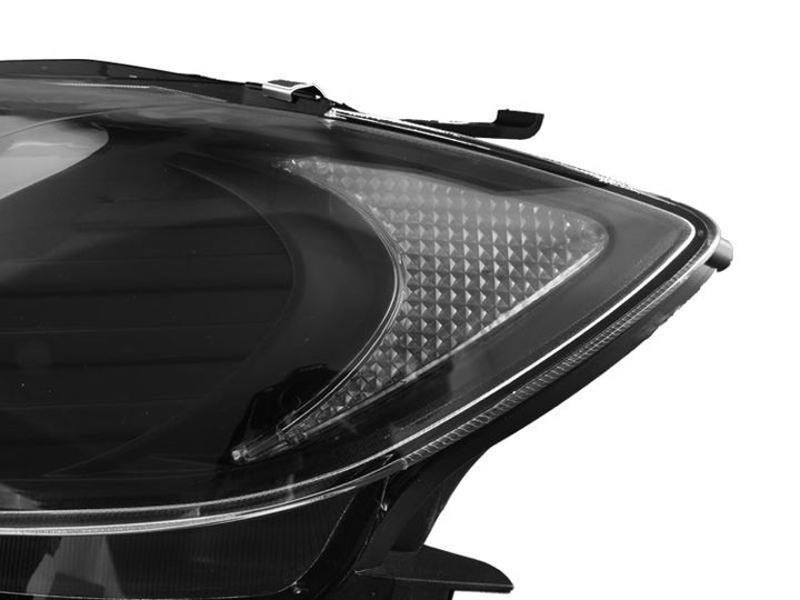 2008 - 2011 Subaru Impreza / 0814 WRX White "C" LED Light Bar Projector Headlight w/ Clear Corner Reflector (USR Special Edition) For Halogen Models