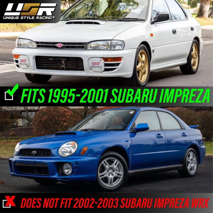 1995 - 2001 Subaru Impreza GC / GF JDM Clear Glass Headlights