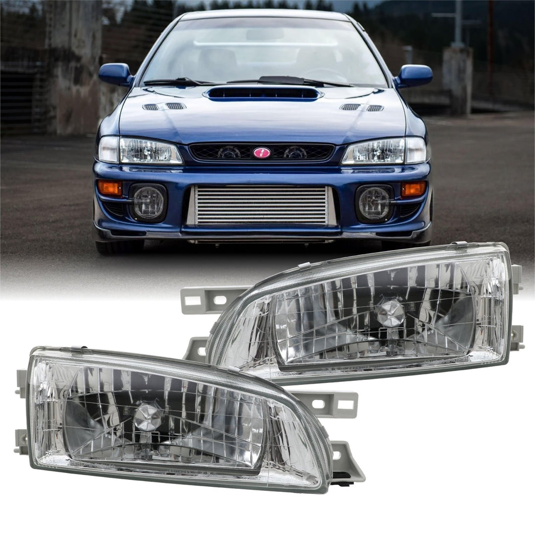 1995 - 2001 Subaru Impreza GC / GF JDM Clear Glass Headlights