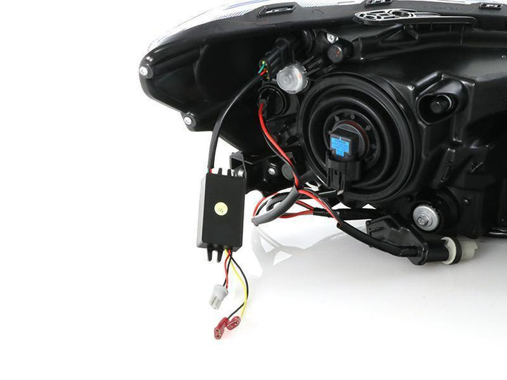 2015 - 2020 Subaru WRX USR Edition SWITCHBACK 500 Lumen "C" WHITE/AMBER LED Black Housing Projector Headlight For Factory Halogen Models