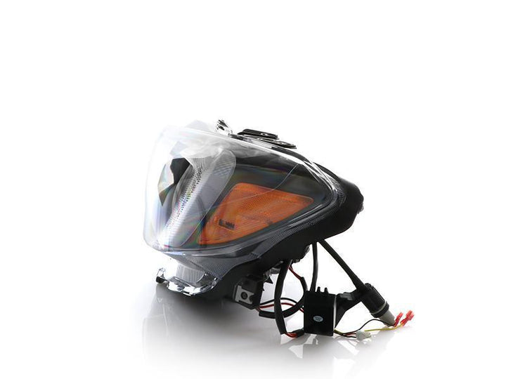 2015 - 2020 Subaru WRX USR Edition SWITCHBACK 500 Lumen "C" WHITE/AMBER LED Black Housing Projector Headlight For Factory Halogen Models