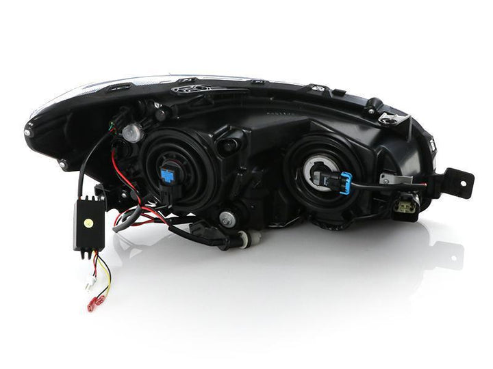 2015 - 2020 Subaru WRX USR Edition SWITCHBACK 500 Lumen "C" WHITE/AMBER LED Black Housing Projector Headlight For Factory Halogen Models