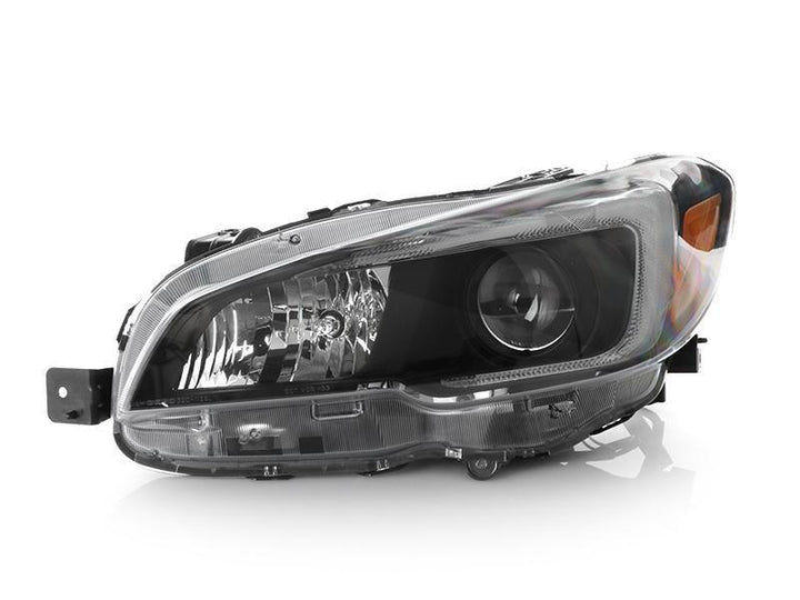 2015 - 2020 Subaru WRX USR Edition SWITCHBACK 500 Lumen "C" WHITE/AMBER LED Black Housing Projector Headlight For Factory Halogen Models