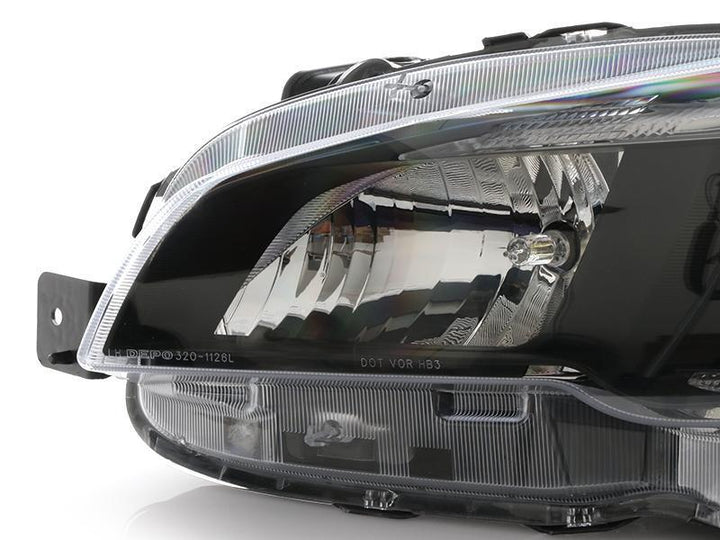 2015 - 2020 Subaru WRX USR Edition SWITCHBACK 500 Lumen "C" WHITE/AMBER LED Black Housing Projector Headlight For Factory Halogen Models