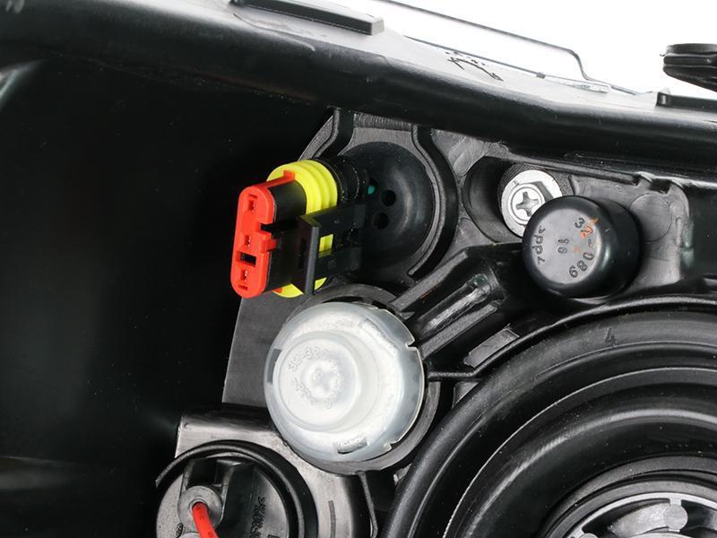 2015 - 2020 Subaru WRX USR Edition SWITCHBACK 500 Lumen "C" WHITE/AMBER LED Black Housing Projector Headlight For Factory Halogen Models