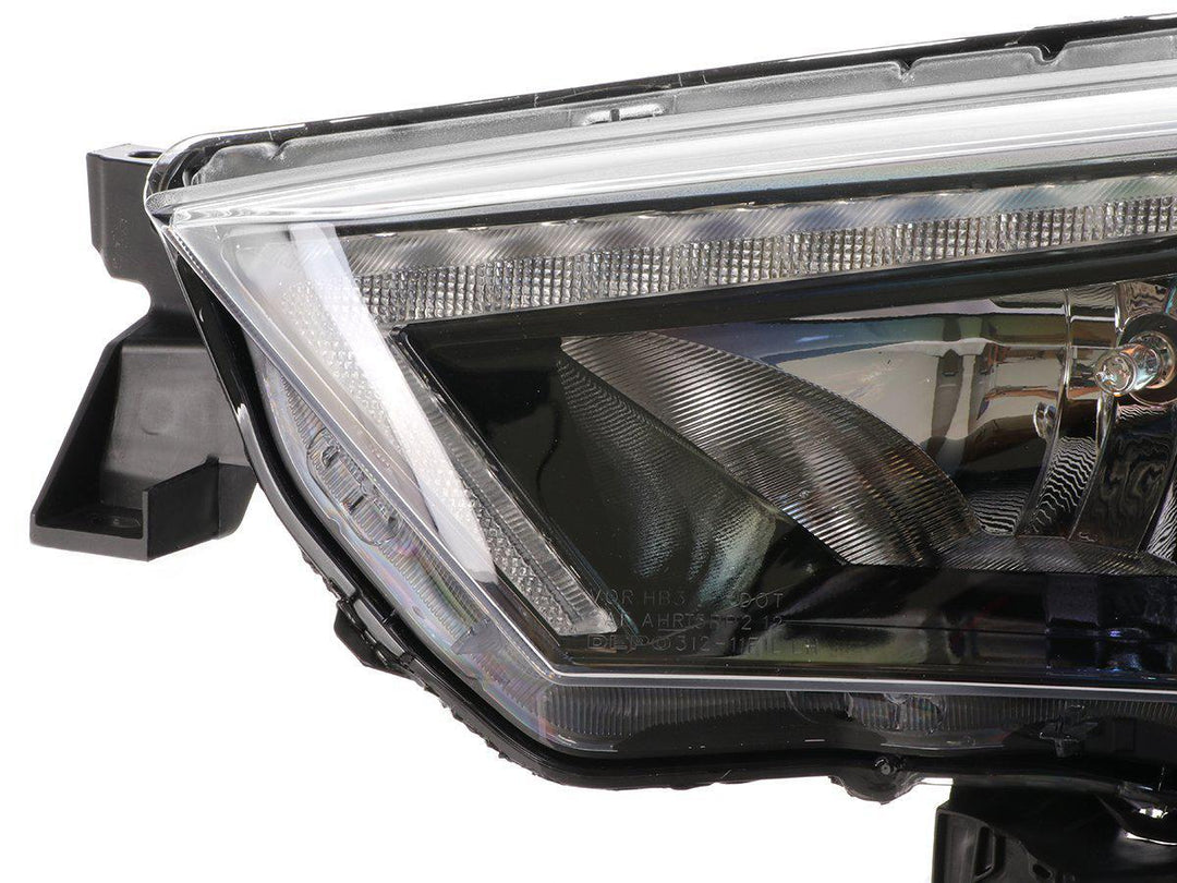 2014 - 2020 Toyota 4Runner White LED DRL Eyelid Light Bar Black Housing 2021 TRD Pro Style BuiltIn LED Low Beam Projector Headlight