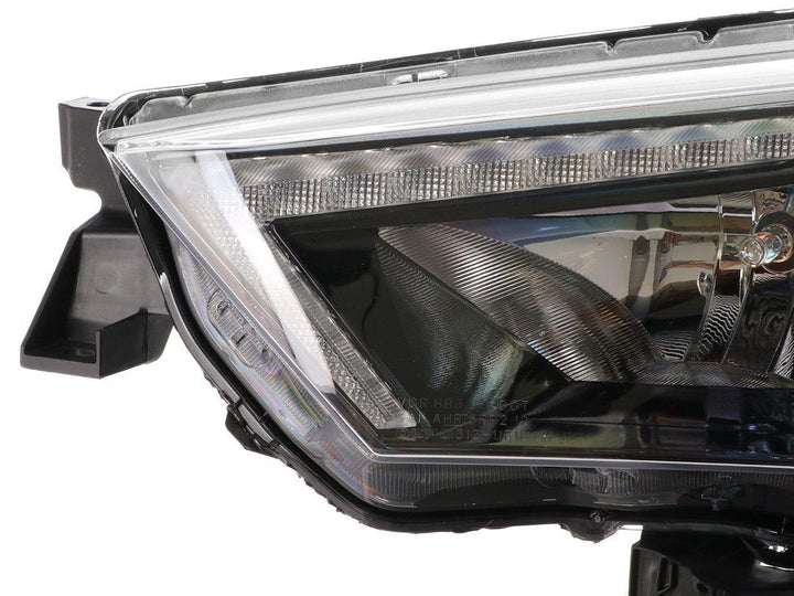 2014 - 2020 Toyota 4Runner White LED DRL Eyelid Light Bar Black Housing 2021 TRD Pro Style BuiltIn LED Low Beam Projector Headlight