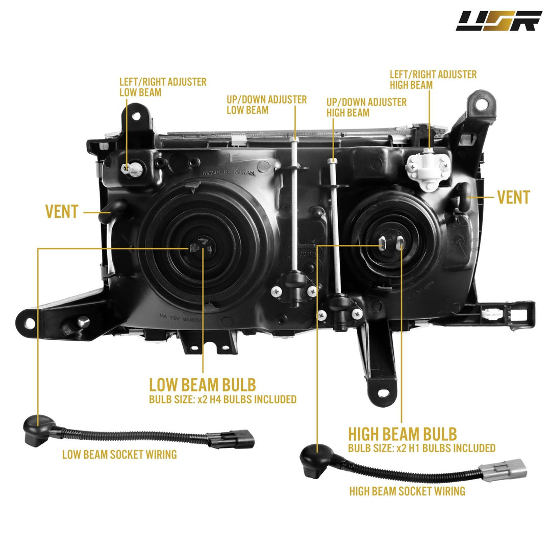 Toyota Land Cruiser 4500 LC80 giá nóc FJ80 hộp hành lý khung mái SUV