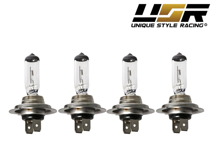 1998 - 2005 Toyota Land Cruiser FJ100 Chrome or Black Housing Crystal Clear Lens Headlights with Corner Light