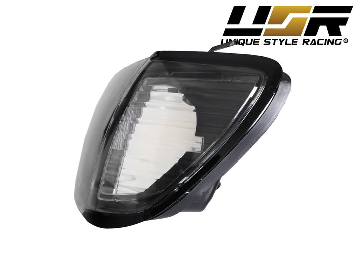 1998 - 2005 Toyota Land Cruiser FJ100 Chrome or Black Housing Crystal Clear Lens Headlights with Corner Light