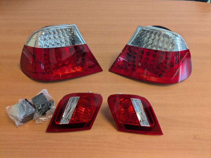 OPEN BOX 2000 - 2003 BMW E46 3 Series 2D Coupe Red/Clear Lens LED Tail Light