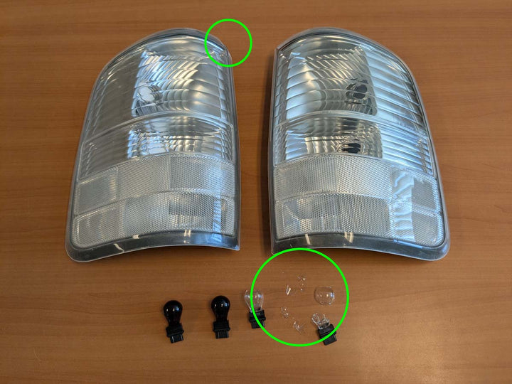 OPEN BOX 2004 - 2008 Ford F - 150 / F150 Euro Style All Clear Lens Tail Lights