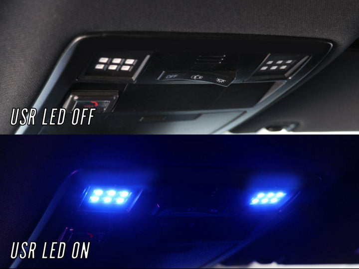 2016 - 2023 Toyota Tacoma LED Interior Light Set Center Dome Light, Front Map Light