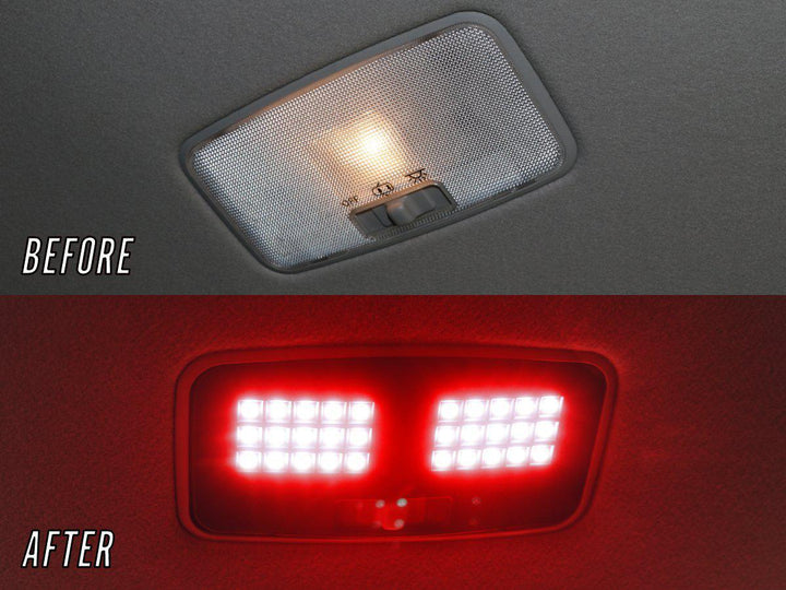 2016 - 2023 Toyota Tacoma LED Interior Light Set Center Dome Light, Front Map Light