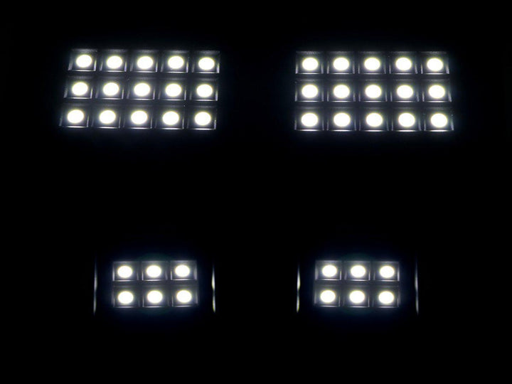 2016 - 2023 Toyota Tacoma LED Interior Light Set Center Dome Light, Front Map Light