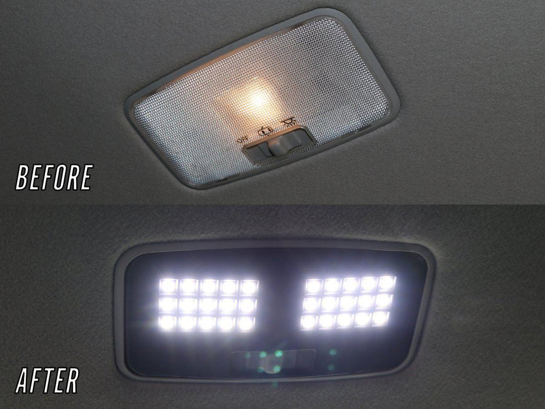 2016 - 2023 Toyota Tacoma LED Interior Light Set Center Dome Light, Front Map Light