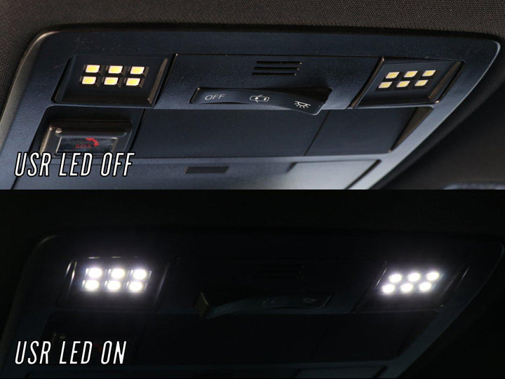 2016 - 2023 Toyota Tacoma LED Interior Light Set Center Dome Light, Front Map Light