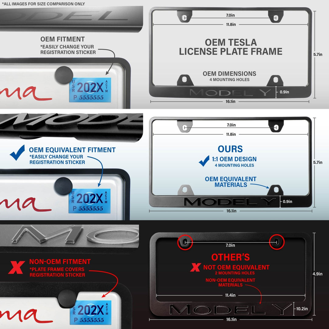 Tesla Models Stealth Black Powder Coat License Plate Frame with 3D Raised Letters

#vehicle-model_tesla-silver