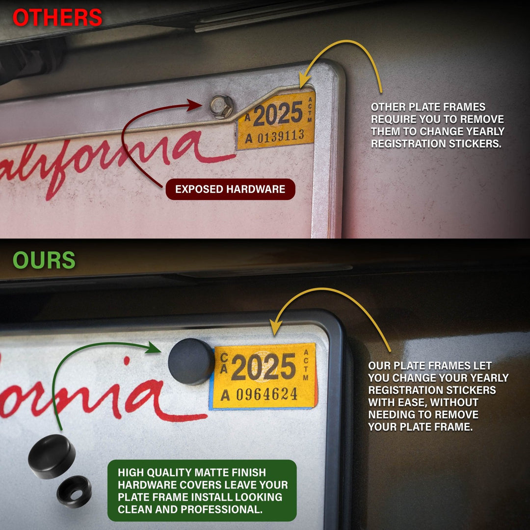 Tesla Models Stealth Black Powder Coat License Plate Frame with 3D Raised Letters

#vehicle-model_model-y-silver