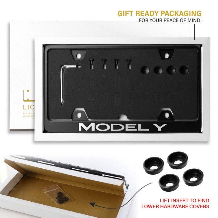 Tesla Models Stealth Black Powder Coat License Plate Frame with 3D Raised Letters

#vehicle-model_model-y-silver