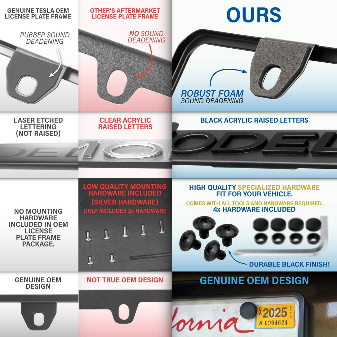 Tesla Models Stealth Black Powder Coat License Plate Frame with 3D Raised Letters

#vehicle-model_tesla-silver