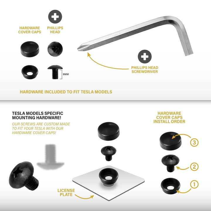 Tesla Models Stealth Black Powder Coat License Plate Frame with 3D Raised Letters

#vehicle-model_model-y-silver