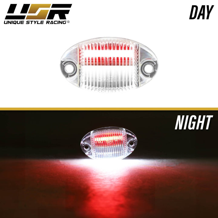1994 - 2002 Dodge Ram Pickup Truck Red / White LED License Plate Lights