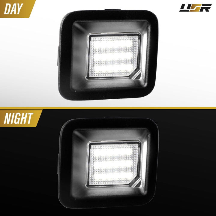 2017 - 2025 Ford F - 250, F - 350 Super Duty Pickup Truck White LED License Plate Lights