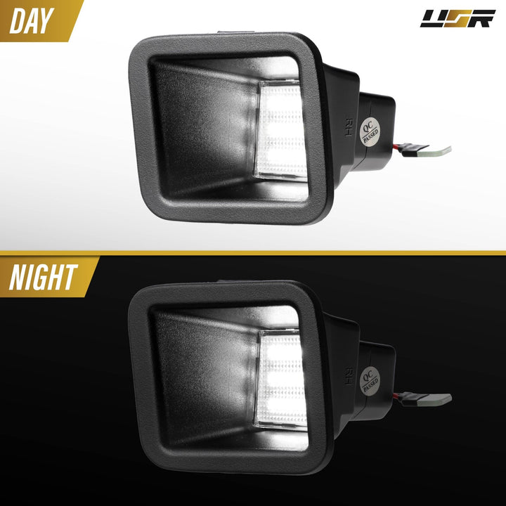 2017 - 2025 Ford F - 250, F - 350 Super Duty Pickup Truck White LED License Plate Lights