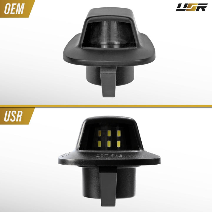 Black LED License Plate Light For 97-11 Dodge Dakota Pickup/Mitsubishi Raider Black LED License Plate Light For 97-11 Dodge Dakota Pickup/Mitsubishi Raider