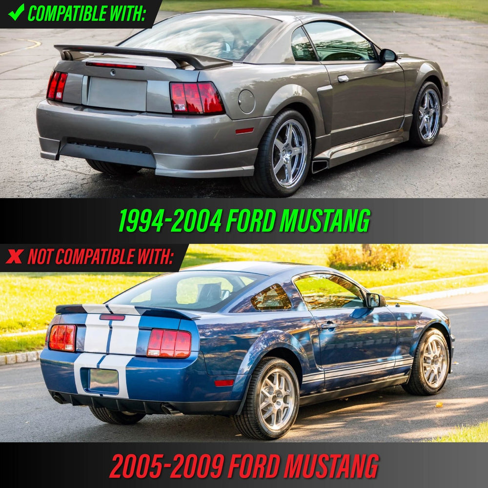 1994 - 2004 Ford Mustang White LED Rear License Plate Lights