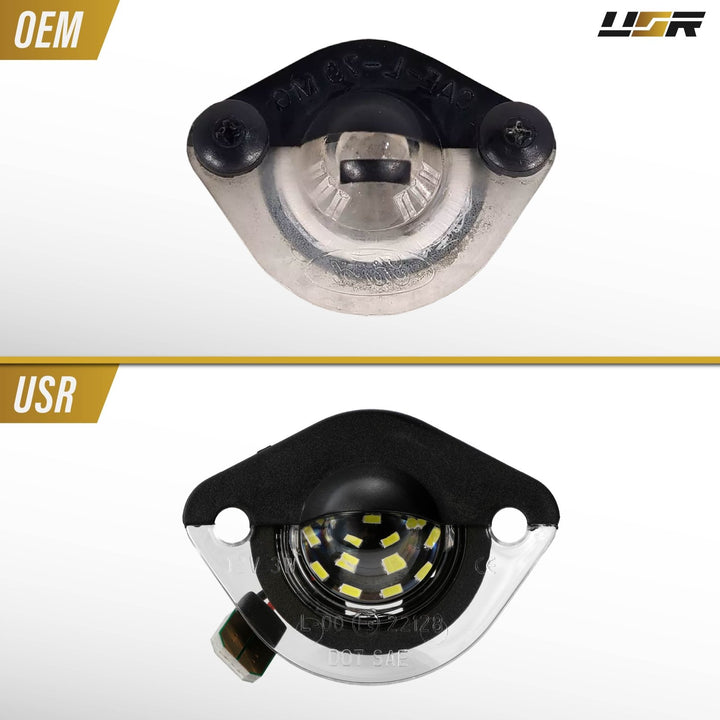 1994 - 2004 Ford Mustang White LED Rear License Plate Lights