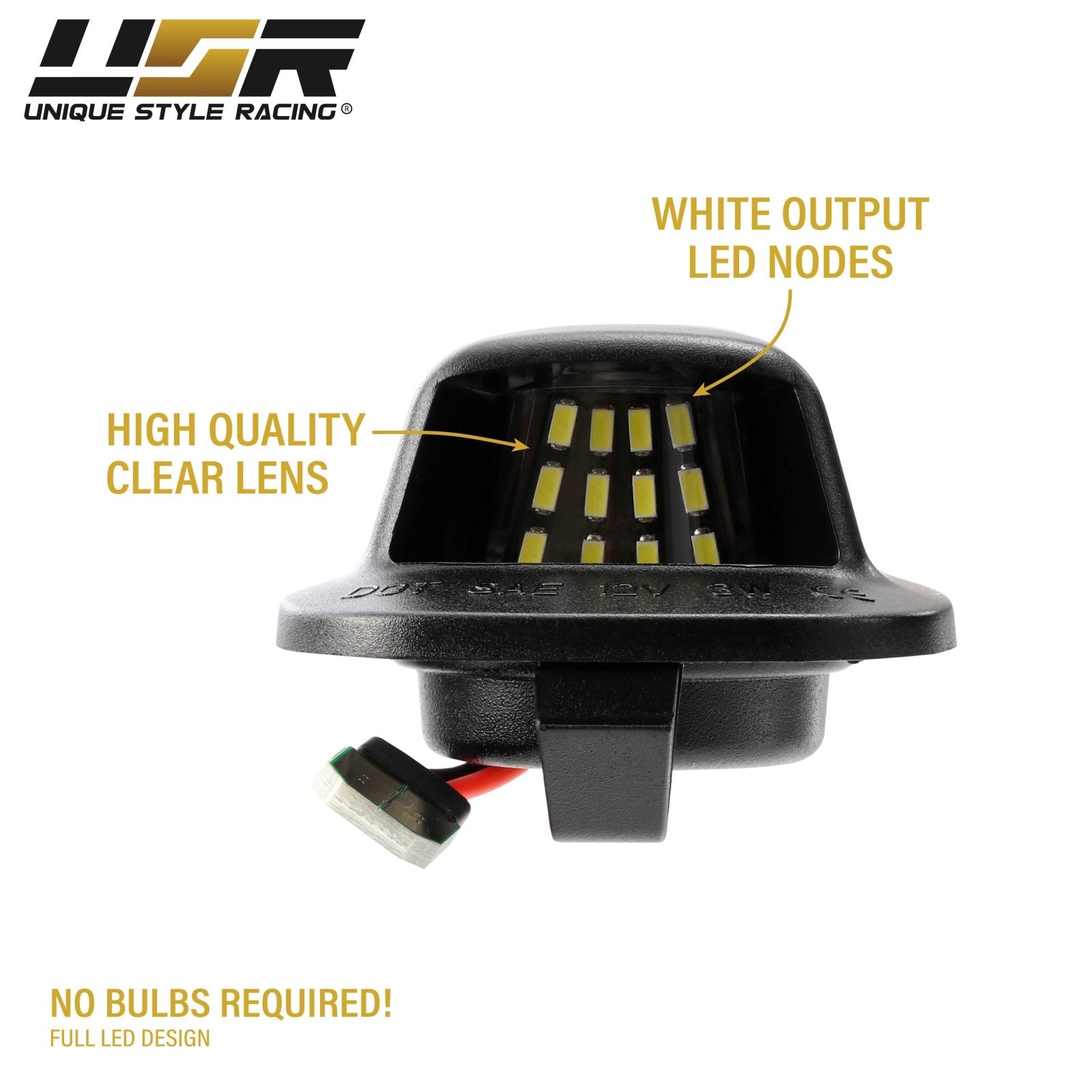 1998-2004 Nissan Frontier & Xterra White LED License Plate Lights