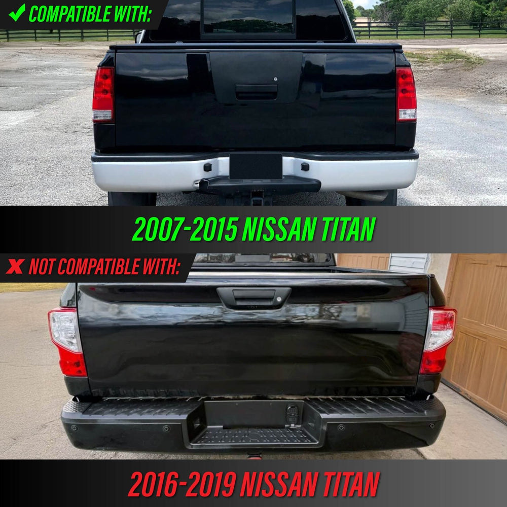 2007 - 2015 Nissan Titan, Armada & Xterra White LED Rear License Plate Lights