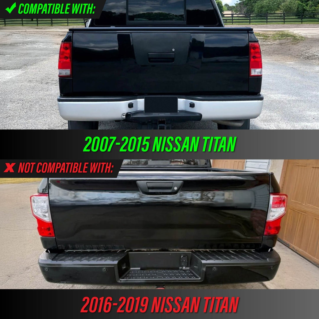 2007 - 2015 Nissan Titan, Armada & Xterra White LED Rear License Plate Lights