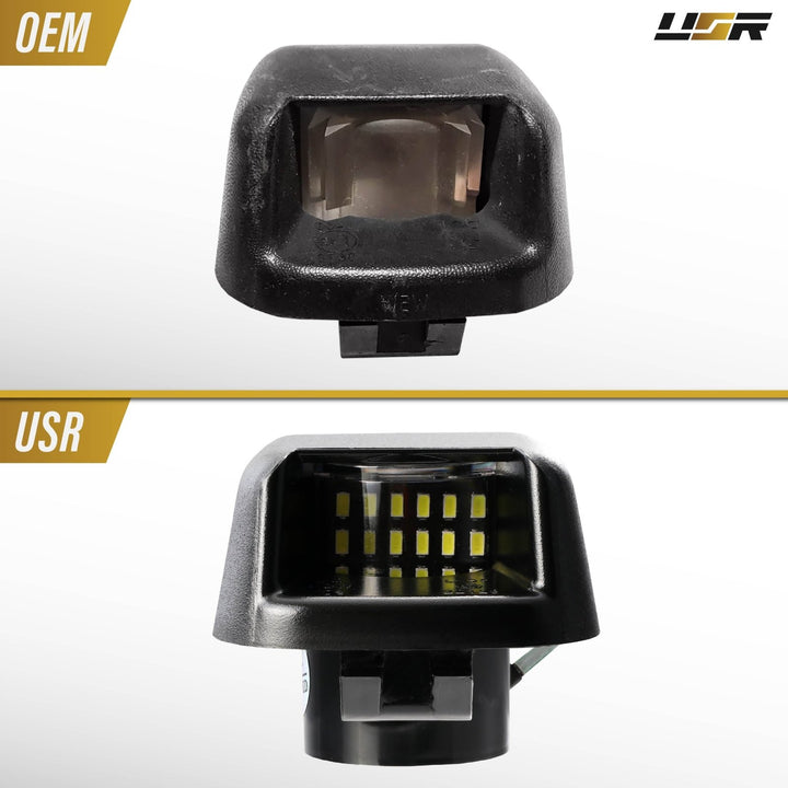 2007 - 2015 Nissan Titan, Armada & Xterra White LED Rear License Plate Lights