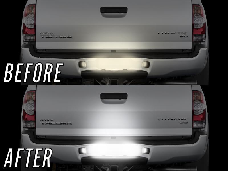 2005 - 2015 Toyota Tacoma / 2000 - 2013 Tundra 18 SMD Plug & Play Error Free LED License Plate Light Assembly x2 Lamps A Set
