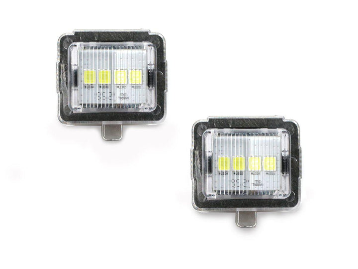 2008 - 2011 Mercedes W204 CClass / 200709 W221 SClass / 201013 W212 C207 EClass White LED License Plate Assembly Replacement