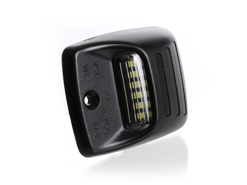 2005 - 2015 Toyota Tacoma / 2000 - 2013 Tundra 18 SMD Plug & Play Error Free LED License Plate Light with 3 RED Bars Assembly x2 Lamps A Set