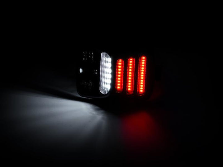 2005 - 2015 Toyota Tacoma / 2000 - 2013 Tundra 18 SMD Plug & Play Error Free LED License Plate Light with 3 RED Bars Assembly x2 Lamps A Set