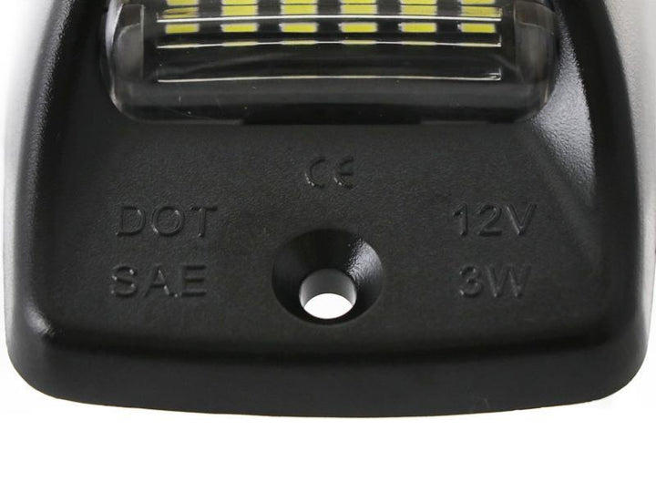 2005 - 2015 Toyota Tacoma / 2000 - 2013 Tundra 18 SMD Plug & Play Error Free LED License Plate Light with 3 RED Bars Assembly x2 Lamps A Set