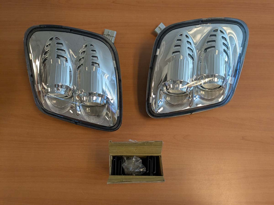 OPEN BOX 1997 - 2004 Chevrolet Corvette C5 Chrome Housing Projector Headlights