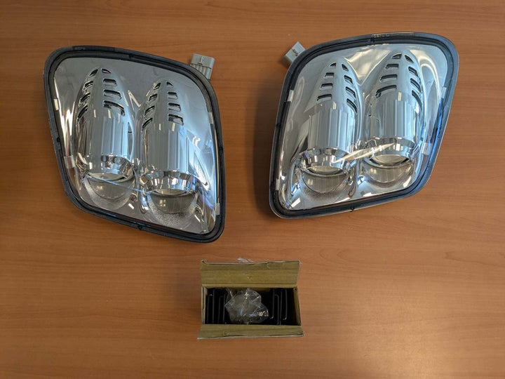 OPEN BOX 1997 - 2004 Chevrolet Corvette C5 Chrome Housing Projector Headlights