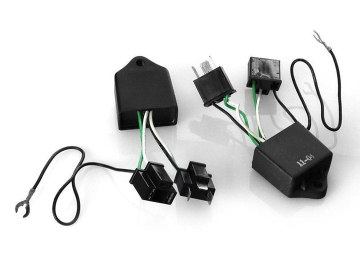 Plug & Play x2 H4 Type Polarity Correction Module Connector with Wiring for 7x6 H6054 HID or LED Headlight