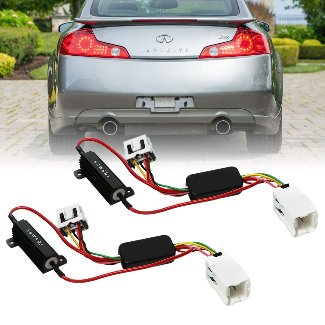 2003 - 2013 Infiniti G35 & G37 2D Module to Turn OE Tail Light LED Brake to Turn Signal